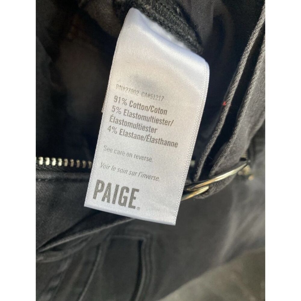 PAIGE Laurel Canyon belted denim jumpsuit Dark Twilight Size 00 NWT/001 - Picture 12 of 13